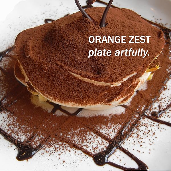 Orange Zest Professional 2-Piece Culinary Saucier Plating Kit: Precision Sauce Decorating Spoons with Stainless Tapered Spouts - View 3 of 4