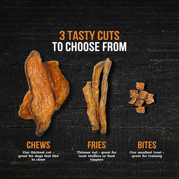 Wholesome Pride Wholesome Pride Sweet Potato Chews All Natural Dog Treats 16 oz Healthy Single Ingredient Snack for Dogs - View 6 of 9