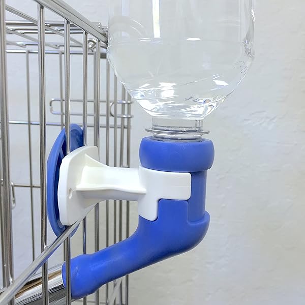 Choco Nose Choco Nose H570 No Drip Dog Water Nozzle for Medium to Large Dogs BPA Free Leak-proof Design 22mm Diameter Blue White - View 4 of 8