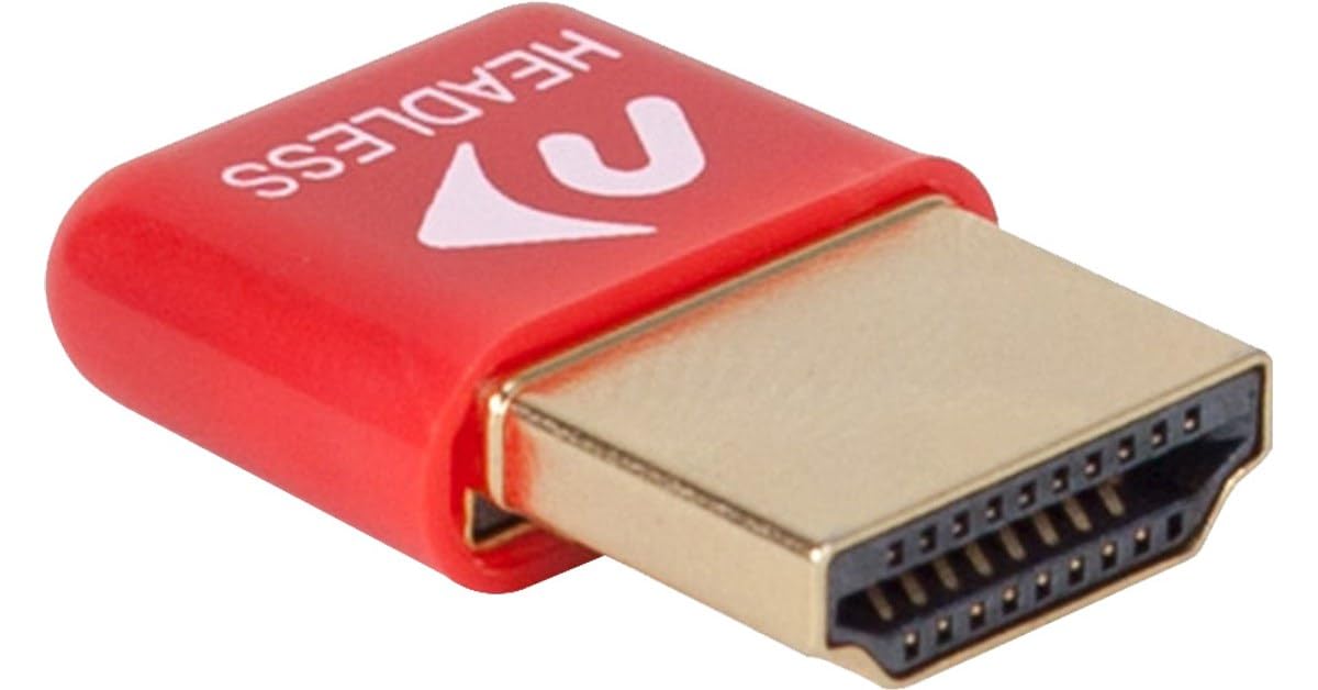 NewerTech NewerTech HDMI Headless Video Accelerator 4K Display Emulator Ultra High Definition Resolution
