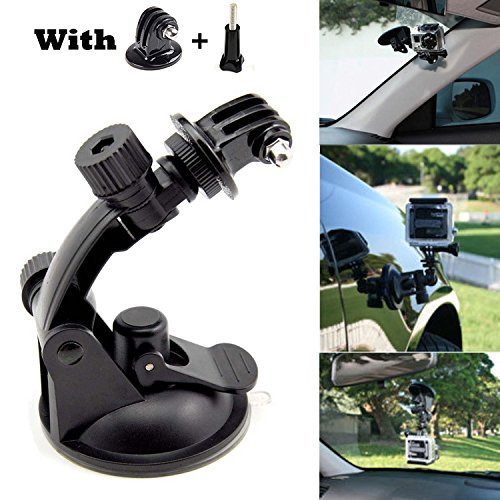 Suction Cup Mount for GoPro Hero 13 12 11 10 9 8 AKASO Brave 4 7 Insta360 DJI Osmo Action Car Windshield Camera Mount - View 6 of 9