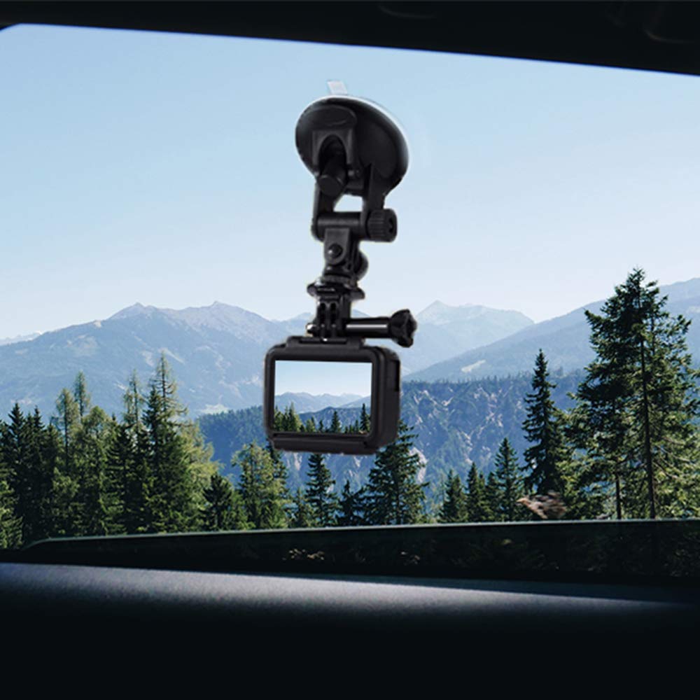 Suction Cup Mount for GoPro Hero 13 12 11 10 9 8 AKASO Brave 4 7 Insta360 DJI Osmo Action Car Windshield Camera Mount - View 9 of 9