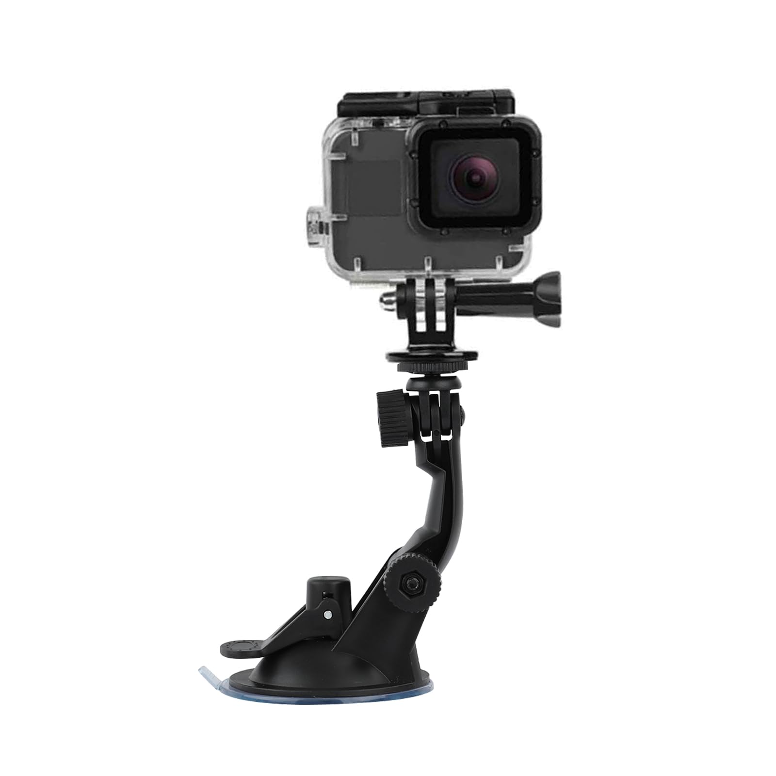 Suction Cup Mount for GoPro Hero 13 12 11 10 9 8 AKASO Brave 4 7 Insta360 DJI Osmo Action Car Windshield Camera Mount