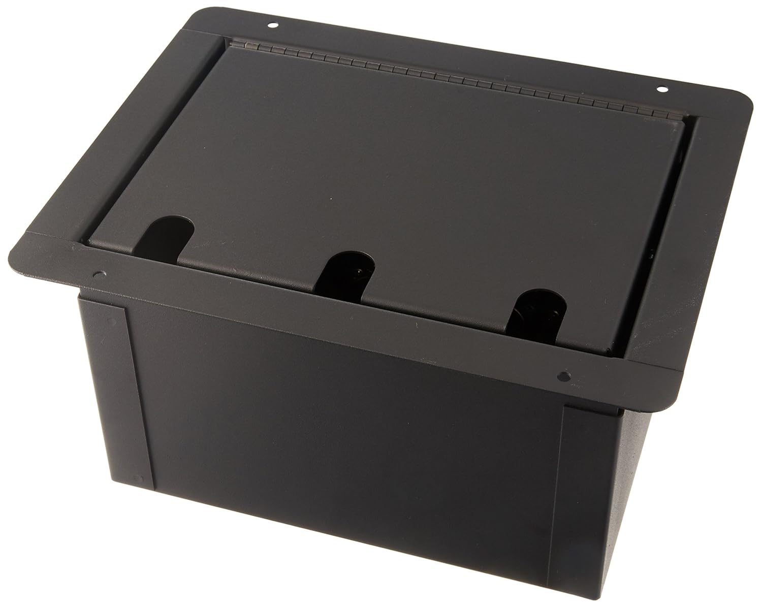 Elite Core Elite Core FBL10 Recessed Floor Box with 10 XLRF and Duplex AC Back Box for Professional Audio Installations - View 2 of 3