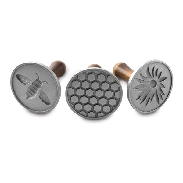 Nordic Ware Nordic Ware Honey Bee Cookie Stamps Set of 3 - Perfect for Baking & Gifts