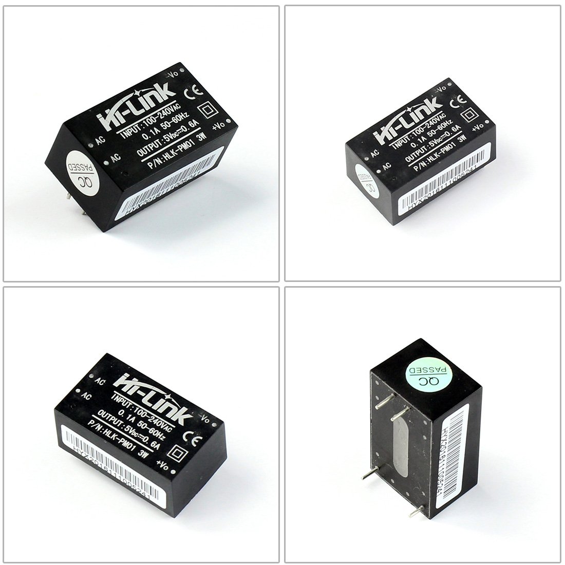 HI-Link HI-Link HLK-PM01 AC-DC 220V to 5V Step-Down Power Supply Module Intelligent Household Switch 2 PCS - View 8 of 9