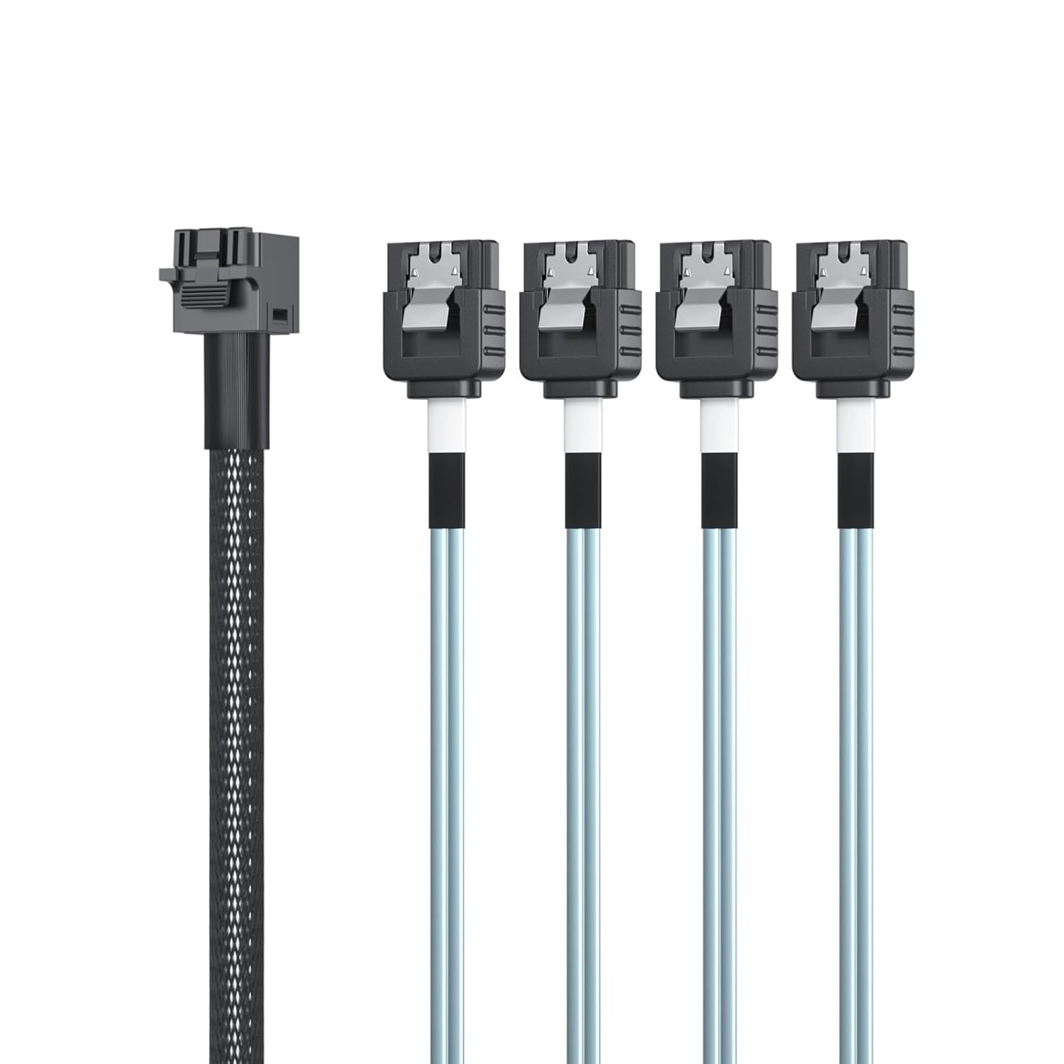 10Gtek 10Gtek SFF-8643 to SFF-8643 12G Internal Mini SAS HD Cable for NVMe Backplane RAID Card Hot-Swap SATA Compatibility 1m 3.3ft - View 6 of 9