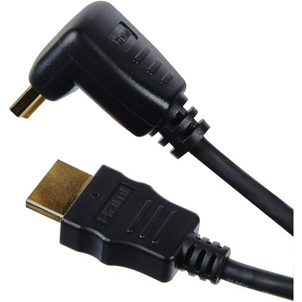 RCA RCA DHH690SE 6ft HDMI Cable with Right Angle Connector Black 3 Inch Length
