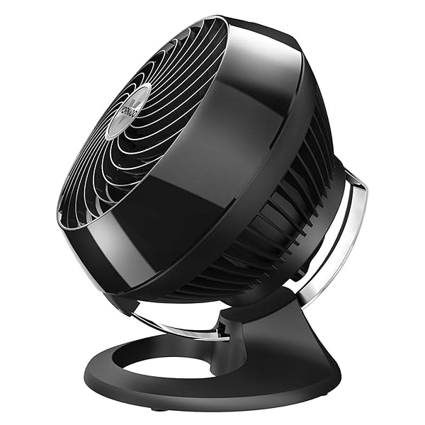 Vornado Vornado 460 Air Circulator: Quiet 3-Speed Fan for Home & Office, Adjustable Tilt, Easy to Clean, Moves Air 70 Feet - Black