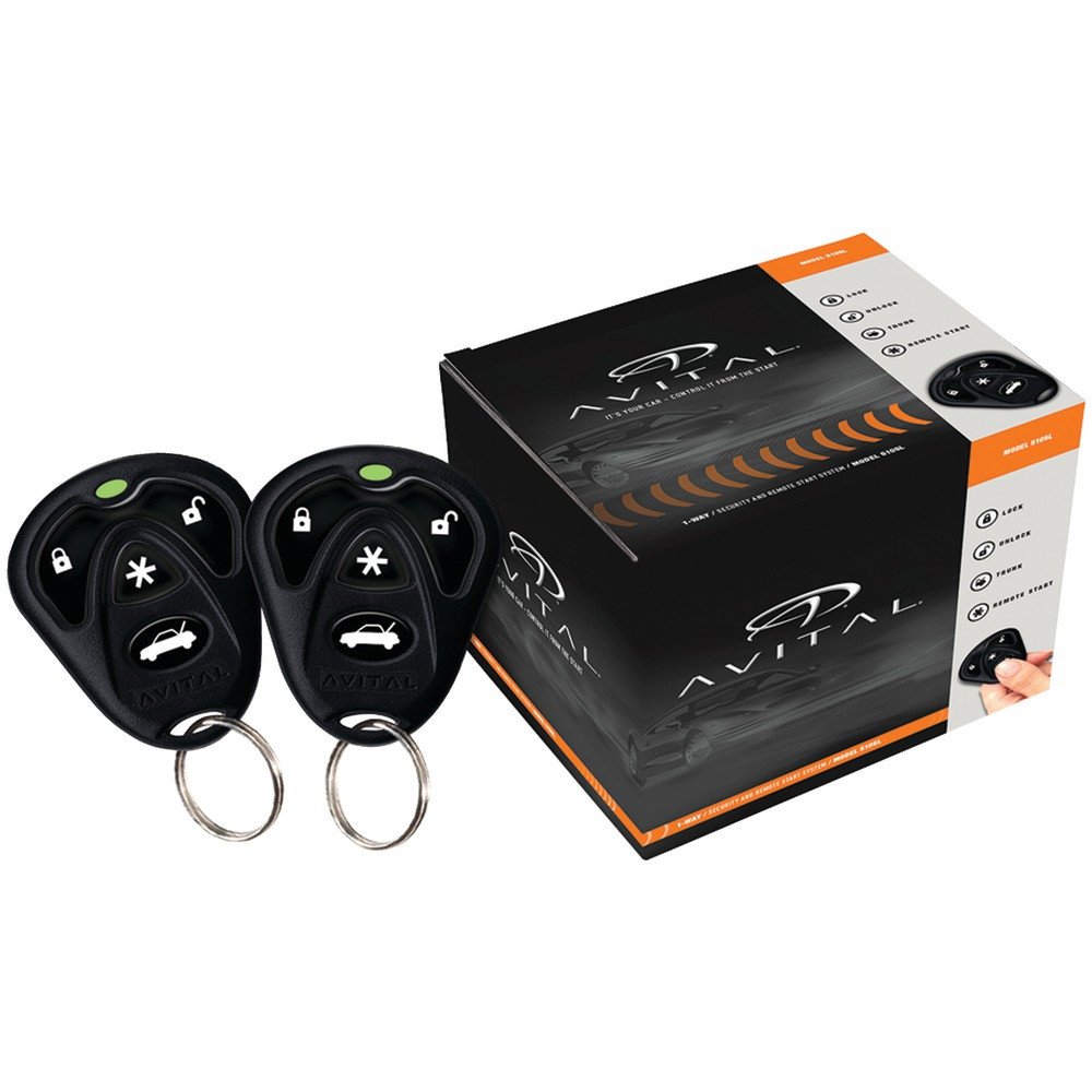 Avital Avital 5105L Remote Start and Security System with One Way Remote for Enhanced Vehicle Protection