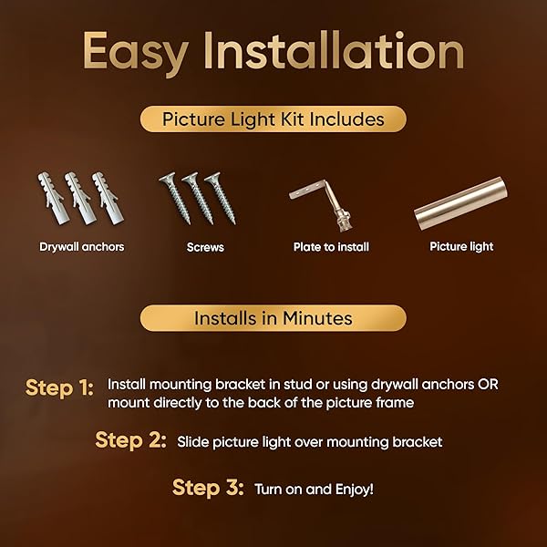 Concept Lighting Concepdesigns 18 Inch Battery Operated Dimmable Picture Light Wireless Remote Control Antique Brushed Bronze Art and Library Light - View 5 of 5