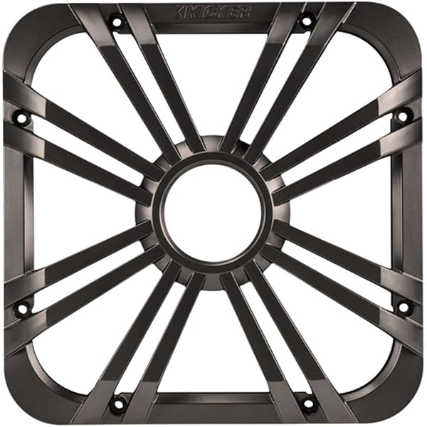 Kicker 12 Inch Square Subwoofer Grille for 11S12L7 LED Charcoal Quality Sound Accessory