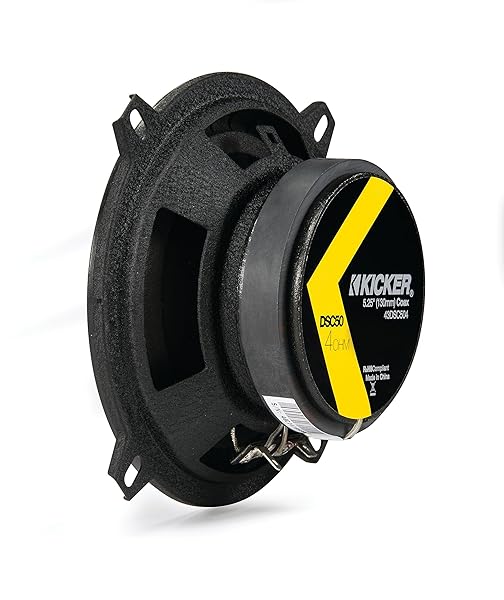 KICKER Buy Kicker DSC50 5.25-Inch Coaxial Speakers - 4-Ohm Pair for Superior Sound Quality - View 8 of 9