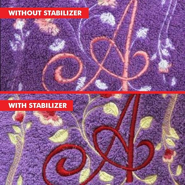 Superpunch Superpunch Wash-Away Stabilizer for Embroidery - 9x10 Yard Roll, Fabric Backing for Machine & Hand Sewing - Made in USA - View 5 of 9