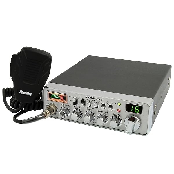 RoadKing RoadKing RKCBCLASSIC 40 Channel Classic CB Radio Large Digital Display Illuminated SWR RF Meter - View 4 of 11