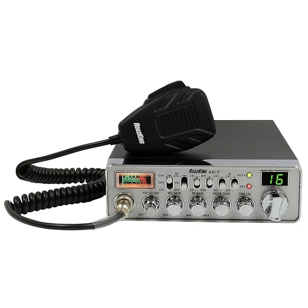 RoadKing RoadKing RKCBCLASSIC 40 Channel Classic CB Radio Large Digital Display Illuminated SWR RF Meter - View 6 of 11