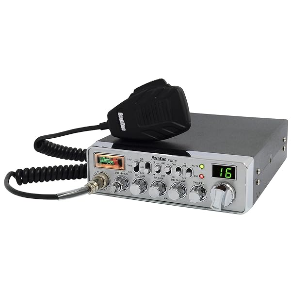 RoadKing RoadKing RKCBCLASSIC 40 Channel Classic CB Radio Large Digital Display Illuminated SWR RF Meter - View 7 of 11