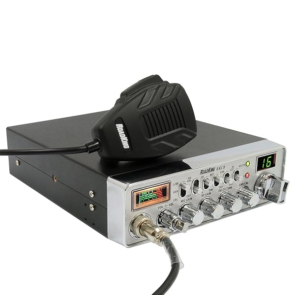 RoadKing RoadKing RKCBCLASSIC 40 Channel Classic CB Radio Large Digital Display Illuminated SWR RF Meter - View 8 of 11