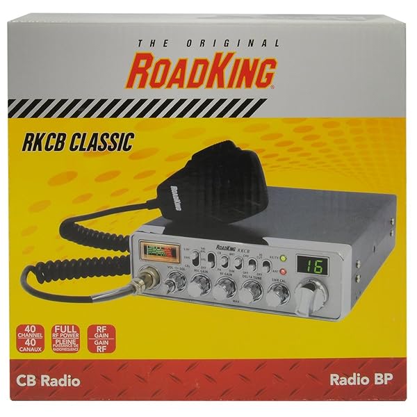 RoadKing RoadKing RKCBCLASSIC 40 Channel Classic CB Radio Large Digital Display Illuminated SWR RF Meter - View 11 of 11