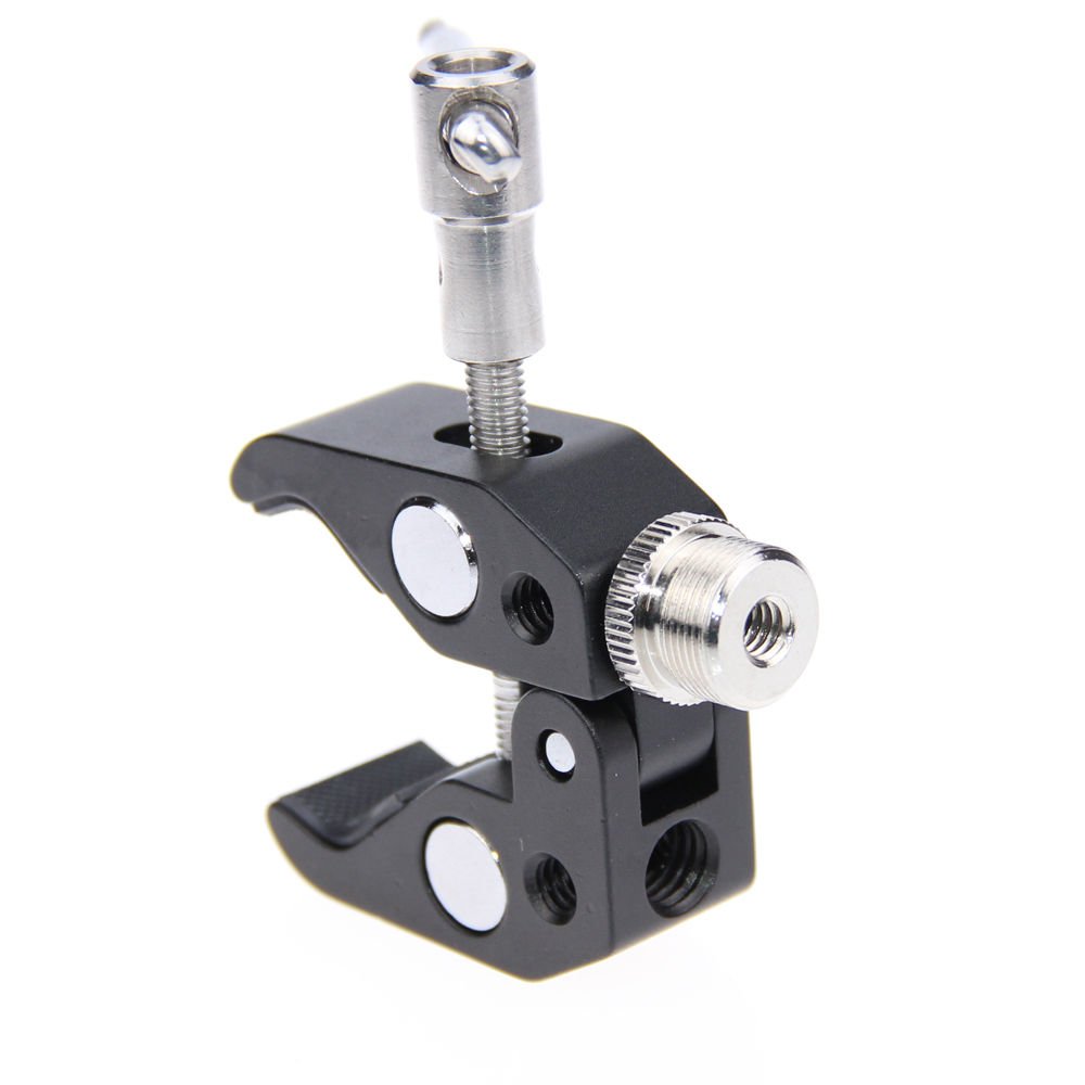 CAMVATE Crab Clamp with 5/8 Inch 27 Thread Ideal for Microphones Durable and Versatile Mounting Solution - View 4 of 9