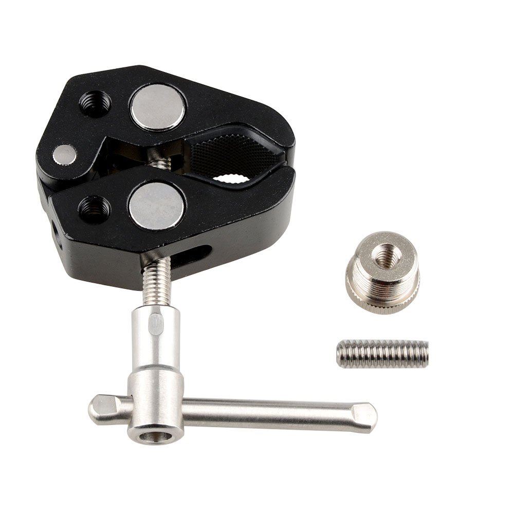 CAMVATE Crab Clamp with 5/8 Inch 27 Thread Ideal for Microphones Durable and Versatile Mounting Solution - View 6 of 9