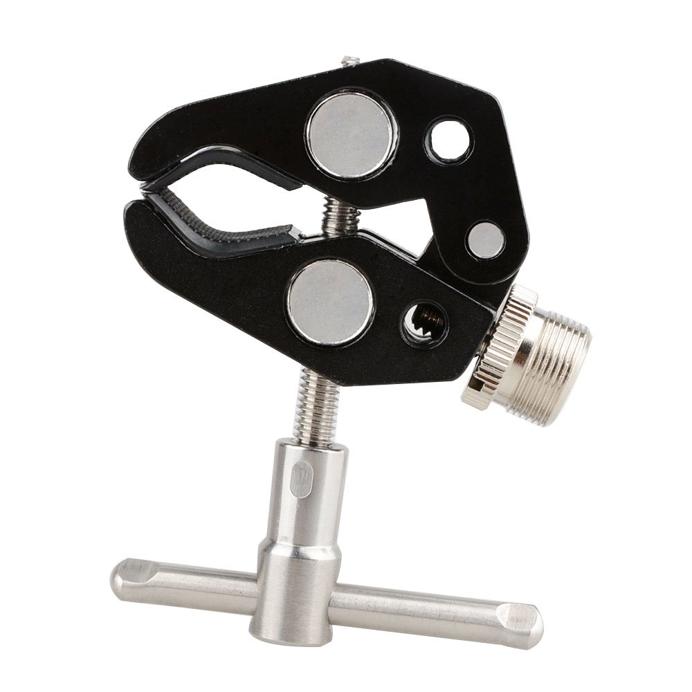 CAMVATE Crab Clamp with 5/8 Inch 27 Thread Ideal for Microphones Durable and Versatile Mounting Solution - View 7 of 9