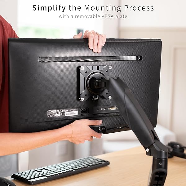 VIVO VIVO VESA Mount Quick Release Bracket Kit for Easy LCD Monitor & TV Screen Mounting - Stand-VAD2 - View 5 of 10