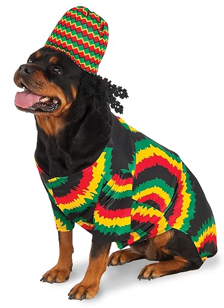 Rubies Rubies Rasta Dog Costume XXX Large Fun Pet Outfit for Halloween and Parties