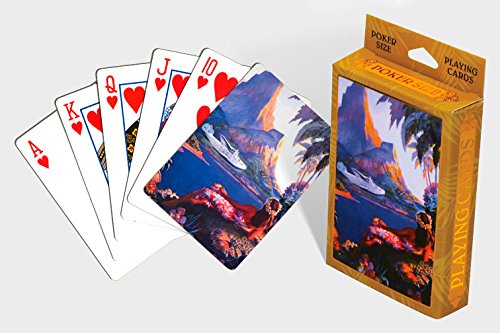 Pacifica Island Art Pacifica Island Art Vintage Hawaiian Playing Cards Map of Old Hawaii by Steve Strickland Collectible Deck for Card Games and Decor - View 3 of 3