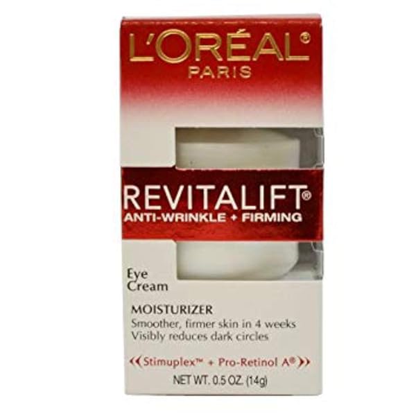 L'Oreal Paris Buy L'Oreal Revitalift Eye Cream 0.5 oz (2 Pack) - Anti-Aging, Hydrating & Brightening Formula