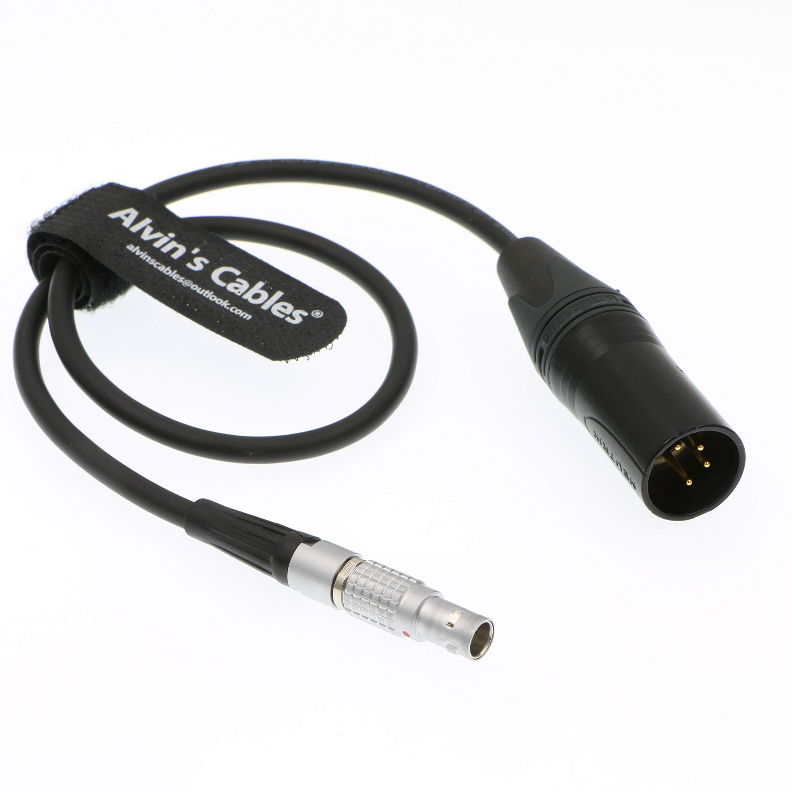 Alvins Cables XLR 4 Pin Male to 2 Pin Male Cable for Teradek Bolt Pro 2000 High Quality Audio Connection