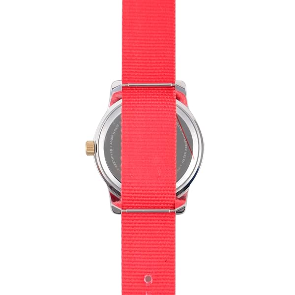 Disney Disney Women's Minnie Mouse Quartz Metal and Nylon Automatic Watch Red Model W002882 - View 4 of 8