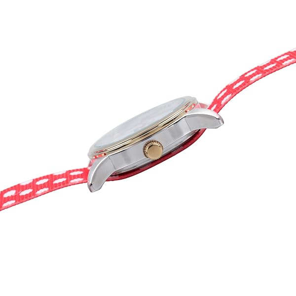 Disney Disney Women's Minnie Mouse Quartz Metal and Nylon Automatic Watch Red Model W002882 - View 5 of 8