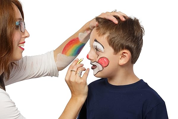 Dress Up America Dress Up America Face Paint Kit 6 Piece Set for Kids and Adults Halloween Makeup Face and Body Paint Crayons - View 6 of 8