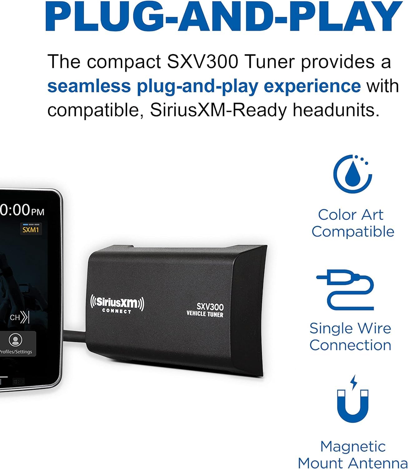SiriusXM SIRIUS-XM SXV300V1 Vehicle Tuner for Enhanced SiriusConnect Experience in Electronics and Computing - View 2 of 9
