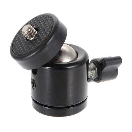 AKOAK AKOAK 1/4 Inch Swivel Mini Ball Head Screw Tripod Mount for DSLR Camera and Camcorder Pack of 1 - View 3 of 3
