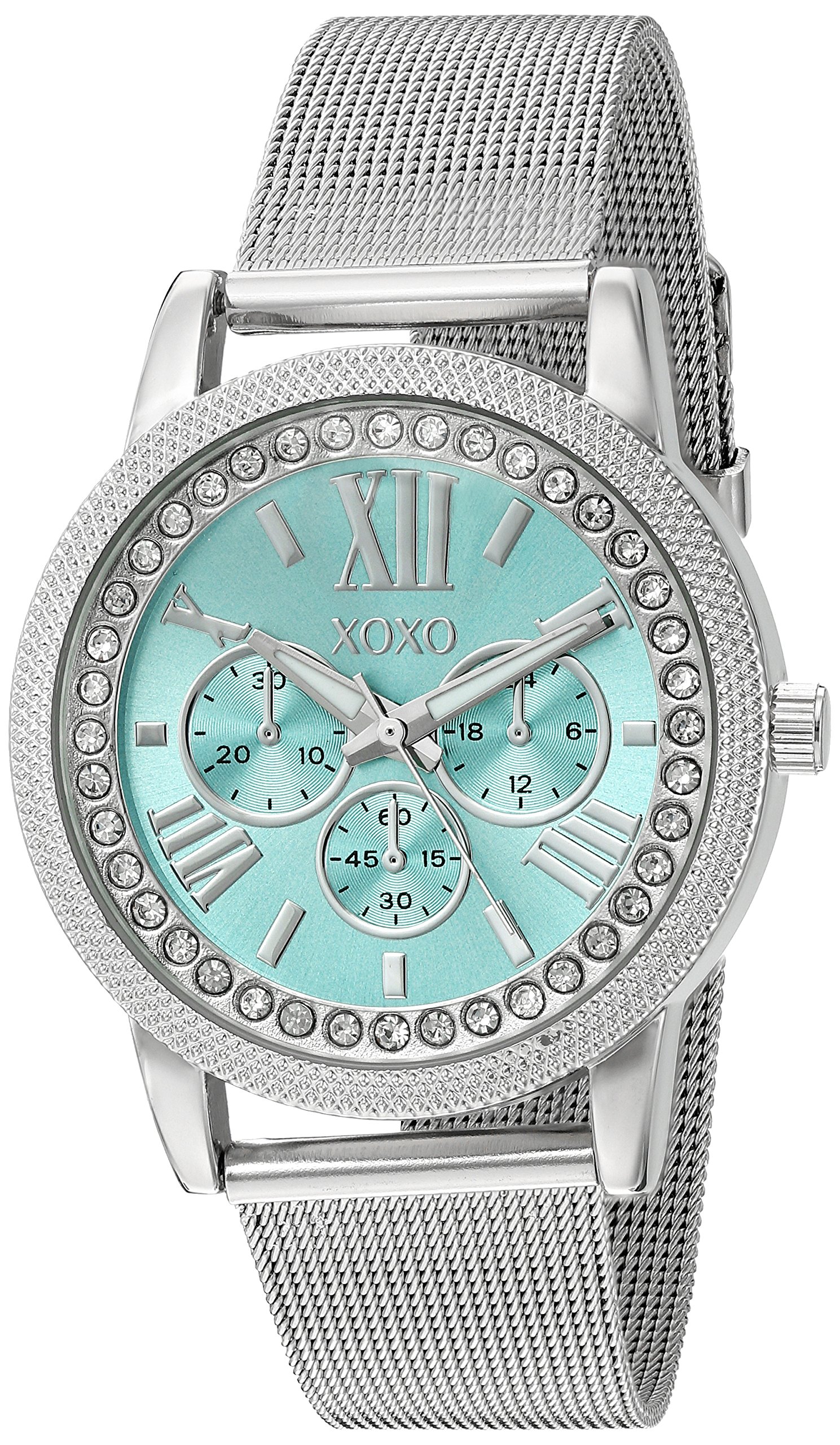 XOXO Women's Silver-Toned Quartz Metal and Alloy Automatic Watch Model XO5899