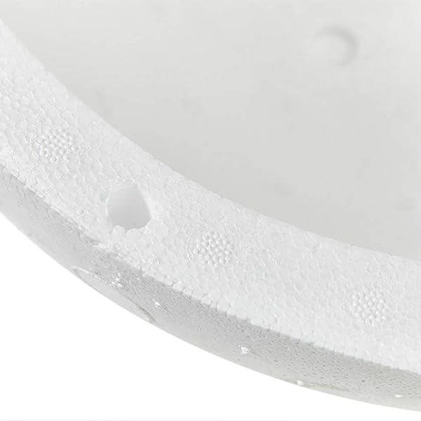 FloraCraft "FloraCraft SmoothF?M Hollow Half Ball - 5.9" x 11.9" White Crafting Essential" - View 6 of 9