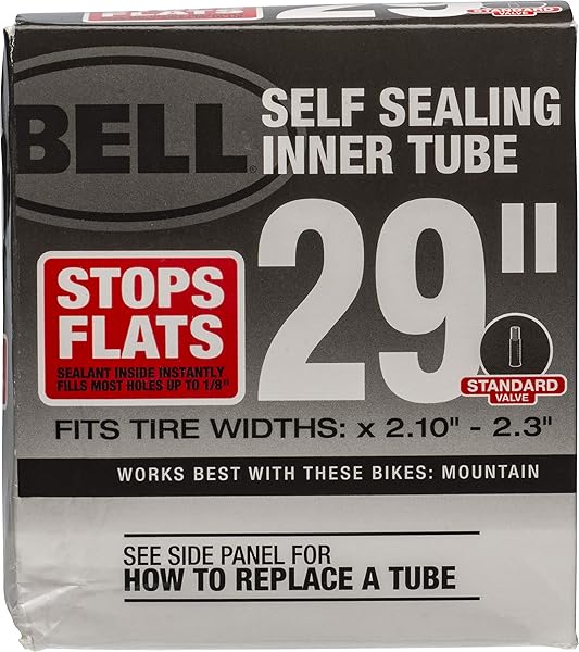 BELL "Buy Bell Schrader Self Seal Inner Tube 29" x 2.10-2.25" x 35mm - Durable & Reliable for Smooth Rides"