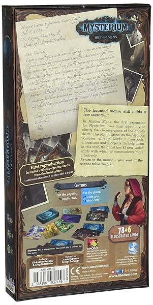 Asmodee Libellud Mysterium Hidden Signs Expansion Discover New Mysteries in the Award Winning Cooperative Board Game for Ages 10 Plus 2 to 7 Players - View 3 of 4