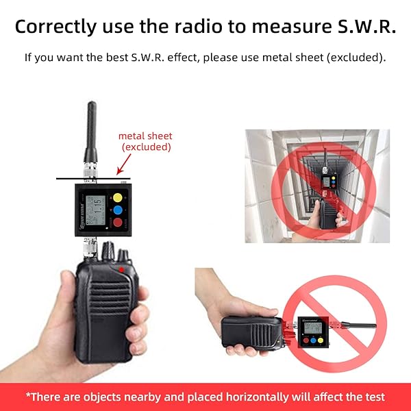 Mcbazel McBazel Surecom SW-102: Top Digital VHF/UHF Antenna Power & SWR Meter (125-525MHz) - View 6 of 7