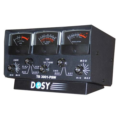 Dosy Dosy TB-3001PSW 3 Window 1000 Watt Lighted Meter with Black Meters for Accurate Measurements