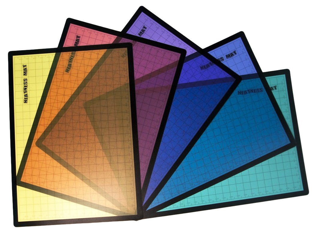 Jack Richeson Neatness Mats Set of 5 for Easy Cleanup and Organization in Art Projects