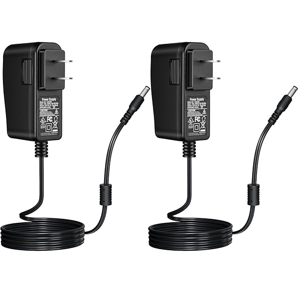 Security-01 2 Pack AC to DC 12V 1A Power Supply 100-240V UL Listed FCC 5.5mm x 2.1mm Connector 12W Adapter - View 2 of 10