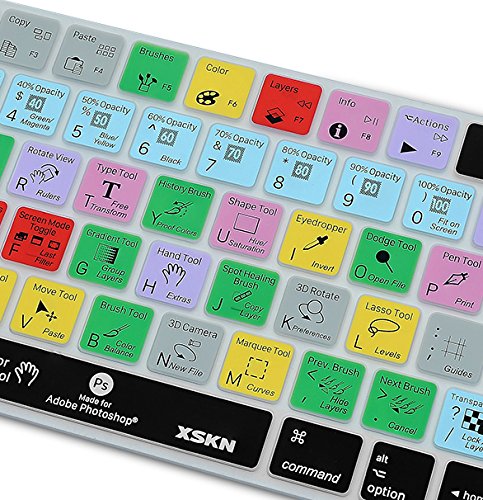 XSKN XSKN Magic Keyboard Shortcut Cover for Photoshop CC Durable Silicone Skin for Apple Magic Keyboard MLA22LLA US Version - View 8 of 11