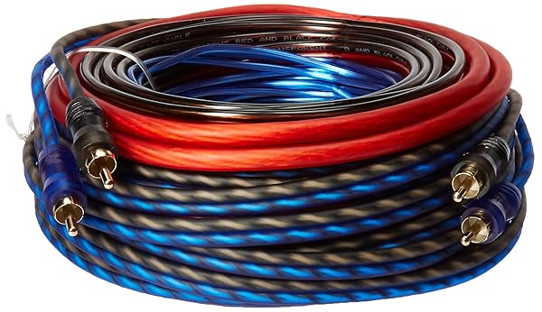 Gravity Gravity GR-KIT8R 8 Gauge Amplifier Installation Kit: High-Performance RCA & Speaker Wire