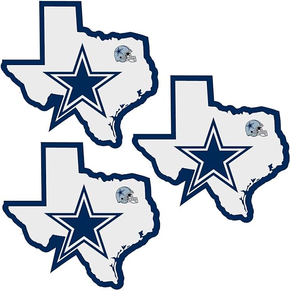 Siskiyou Sports "Shop Siskiyou Sports Dallas Cowboys Home State Decal - 10" Team Color | NFL Fan Gear"