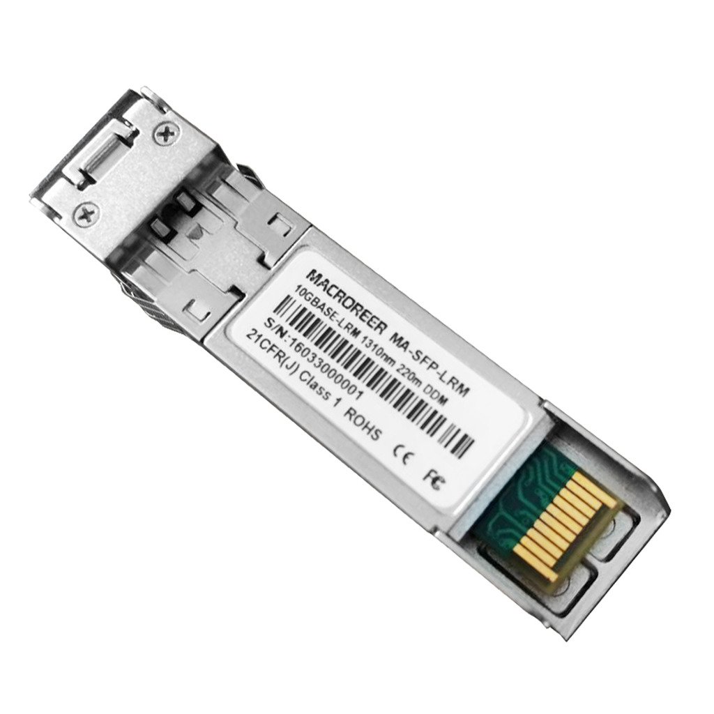 Macroreer 10GBase-LRM SFP+ LC Transceiver 1310nm 220m DDM Duplex LC Compatible with Cisco SFP10GLRM High Performance Networking Solution