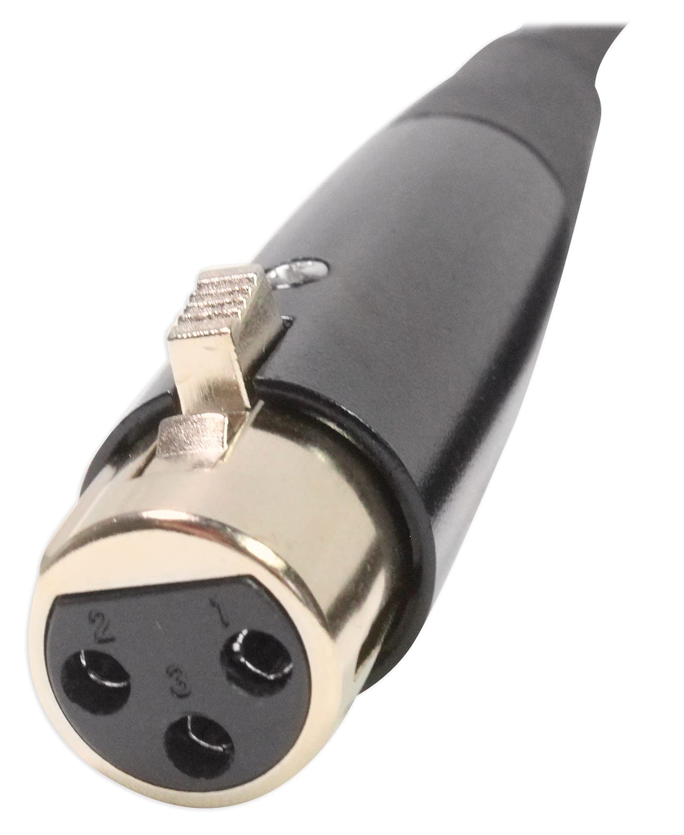 Rockville RCXFM20E-B 20ft XLR Female to Male Microphone Cable Durable PVC Jacket Perfect for Musicians and Studio Recording - View 5 of 6