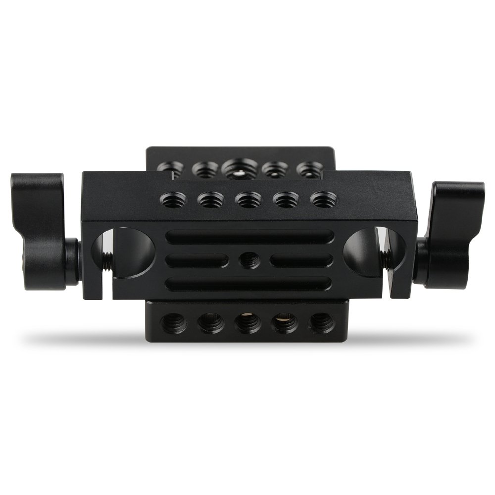 CAMVATE Camera Baseplate with 15mm Railblock for DSLR Rig and Rod Rail Support System - View 8 of 8